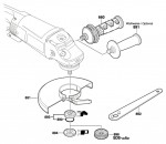 Bosch 3 601 H56 301 Gws 26-230 B Angle Grinder 230 V / Eu Spare Parts